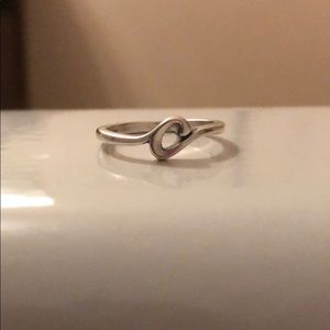 James Avery “C” initial ring: Size 7 1/2